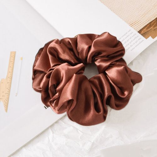 Women Silk Scrunchie Elastic Handmade Multicolor Hair Band t