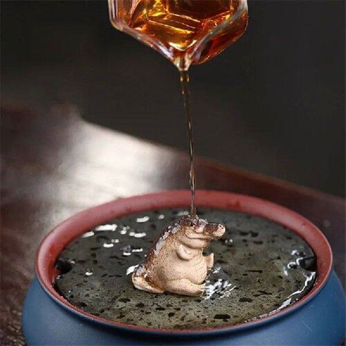 Boutique Purple Sand Tea Petting Little Crocodile Tea Pet