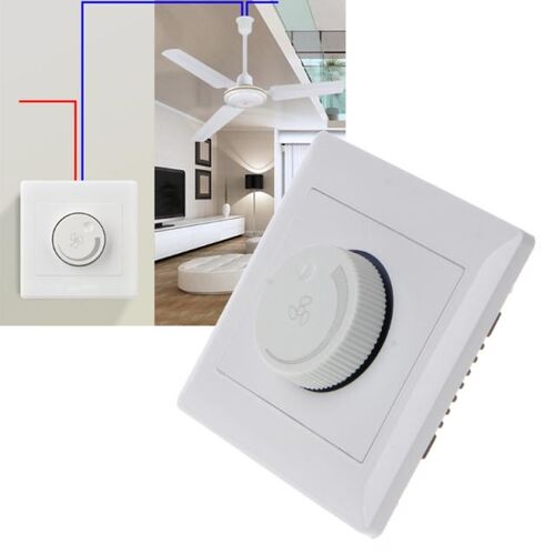 220V Adjustment Ceiling Fan Speed Control Switch Wall Button