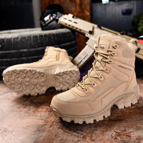 Mens Military Boot Combat Mens Ankle Boot Tactical Big Size