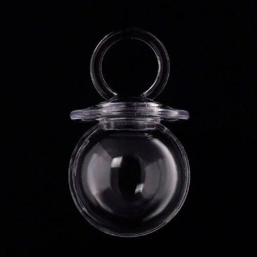 /2 Packs Transparent Plastic Candy Box Pacifier Shape Sugar