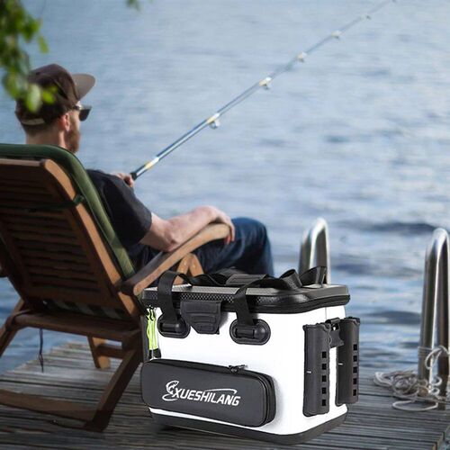 Portable 40L Multifunction Fishing bag Rod Bait Reel Fish St