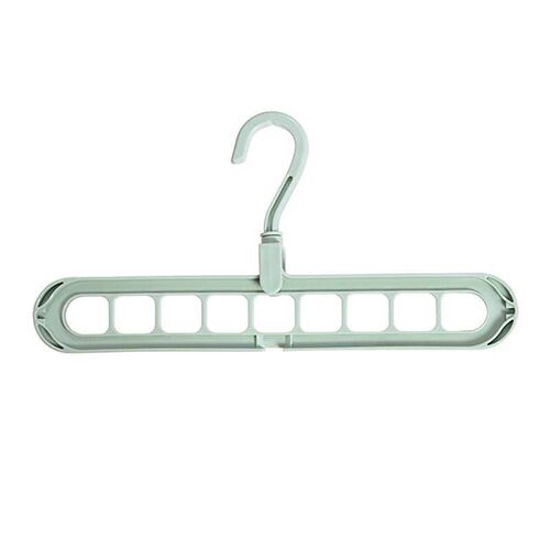 Nine-hole clothes drying rack, foldable hanger, suitable for