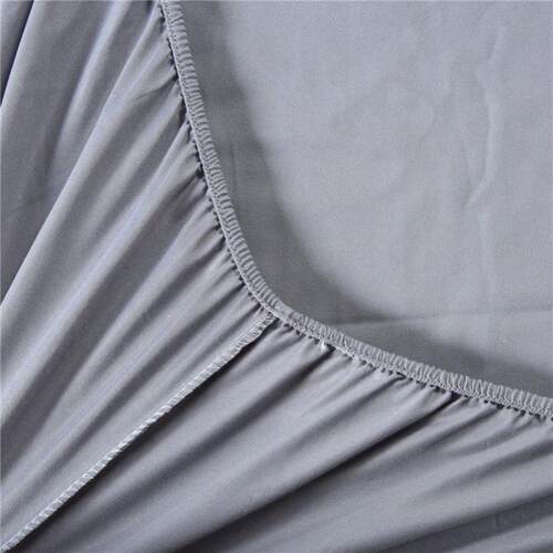 Soft Fitted sheet With Elastic Band solid Bed Sheet Cover-Wr