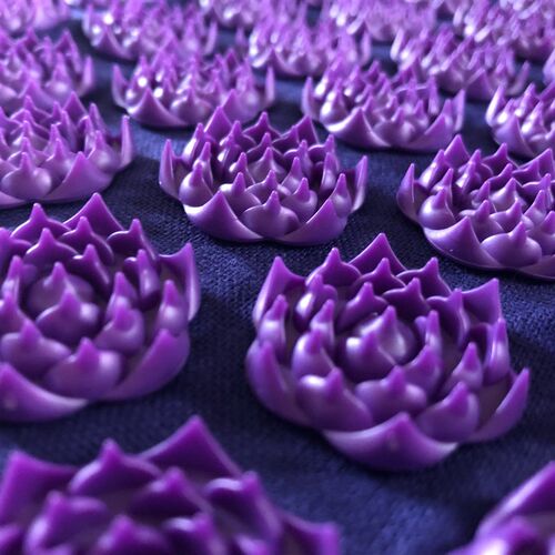 Lotus Spike Acupressure Mat Cushion Nature Linen Coconut Pal