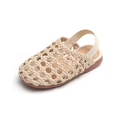 Baby Girls Shoes Braided Sandals for Girls Kids Fashion Holl