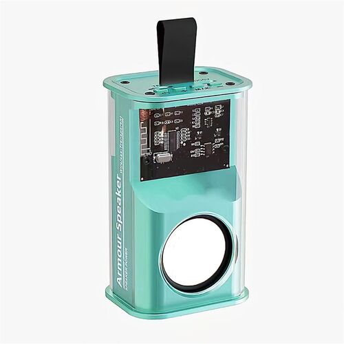 Transparent Mecha Speaker Wireless Transparent Small Steel C