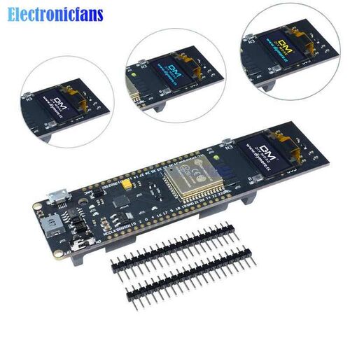 ESP32 ESP-32 ESP8266 CP2102 0.96 Inch OLED Display 18650 Lit