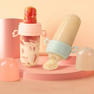 Newborn Food Feeding Eat Fruit Complementary Food Baby Bite