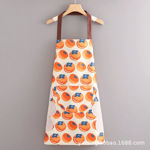 Waterproof apron can wipe hands in kitchen 厨房围裙