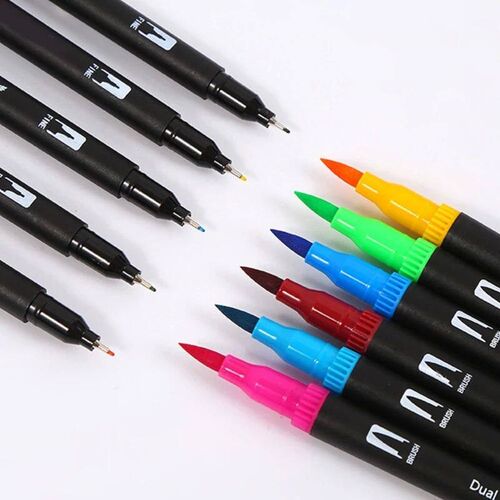36/48/60/72/100 Colors Double Ends Brush Pen Felt Tip Pen Wa