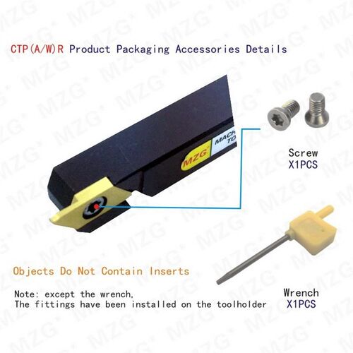 CTPAR 12*12 16*16 Small Parts Processing Toolholders CNC Tur