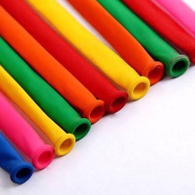 新品100pcs Colorful Long Balloon Clown Modelling Balloons