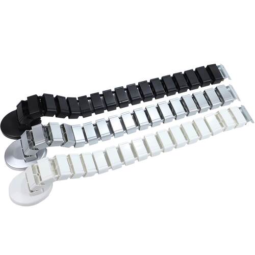 80/130cm Wire Spine Cable Sleeve ABS Adjustable Under Desk