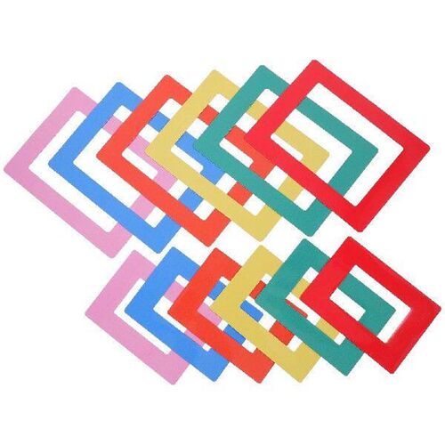 12 Pcs Large Magnetic Attraction Photo Frame Fridge Holders