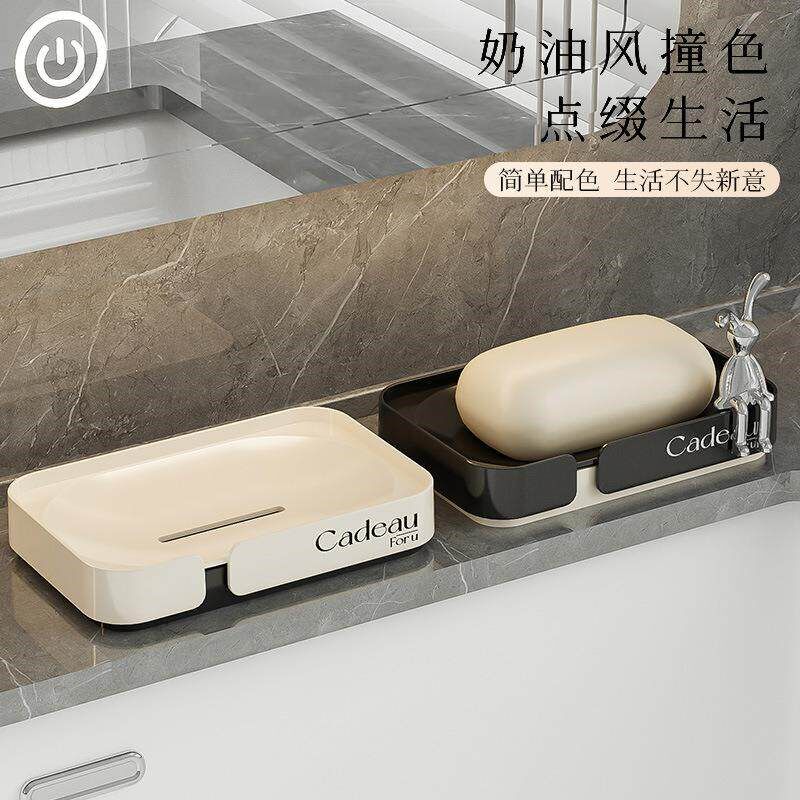 Double-layer Draining Soap Dish, Large Size Soap Holder for图片