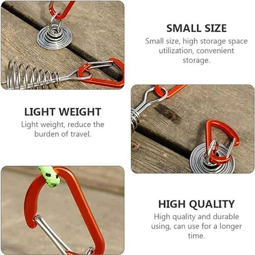 Outdoor Camping Octopus Rope Buckle Camping Deck Nail Stainl