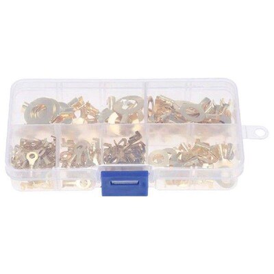 150PCS Ring Lugs Eyes Crimp Terminals Copper