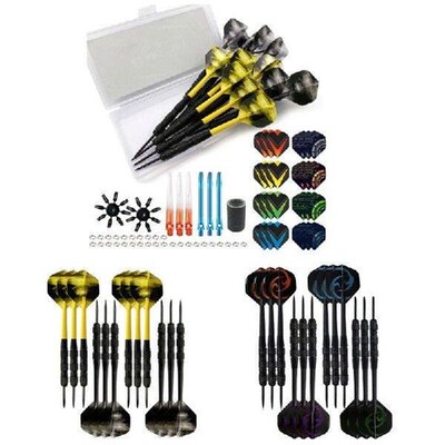 Professional Steel Tip Metal Darts Set 18 Grams with Nylon