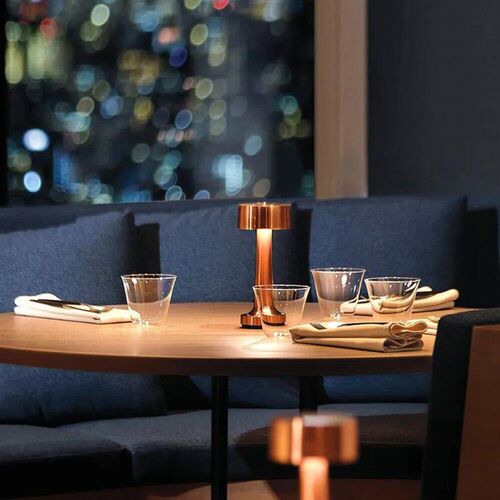 Retro Table Lamp Metal Touch Decor for Bar Coffee Table Rest