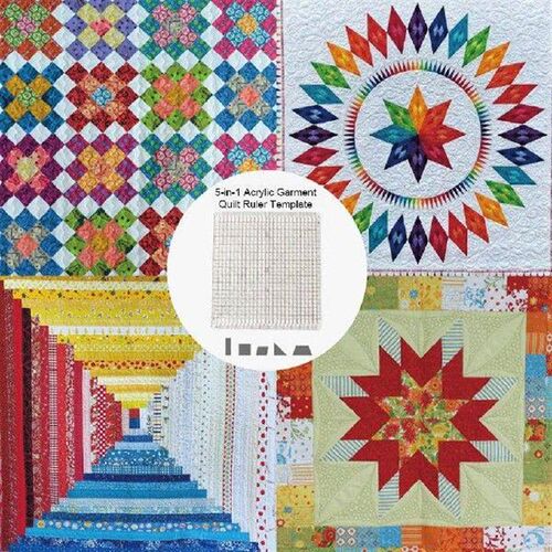 Quilt Sewing Ruler Patchwork Quilting Grid Crafting Measure