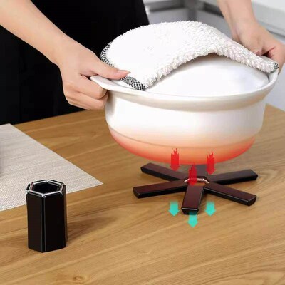 Creative Foldable Table Mats: Heat-Resistant, High-Temperatu