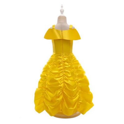 Halloween Yellow Princess Dress Girls Dress万圣节儿童连衣裙