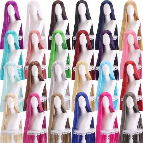 Master Shengda Cosplay Wig 100cm Medium Black Long Straight