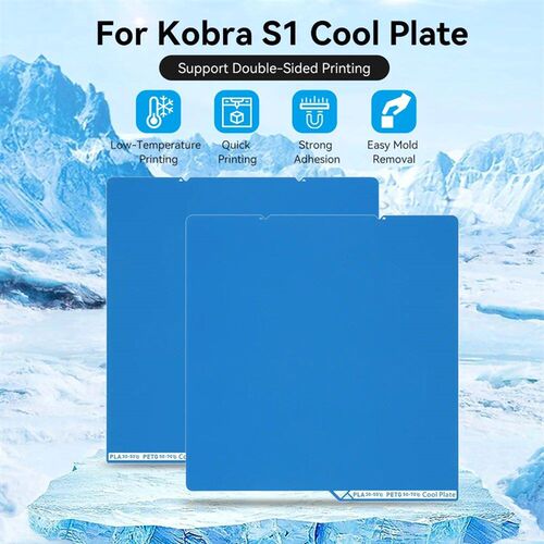 For Kobra S1 Cool Plate Build Plate Double-Sided Plate Sprin