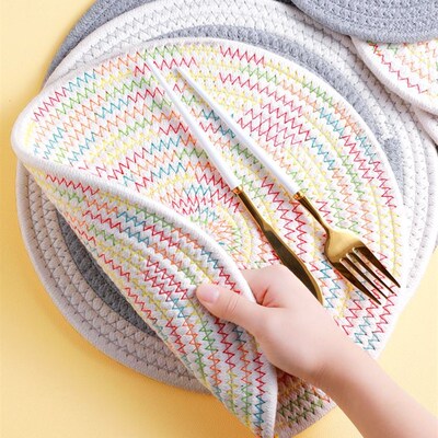 Corn fur woven Dining Table Mat Heat Insulation Pot Holder
