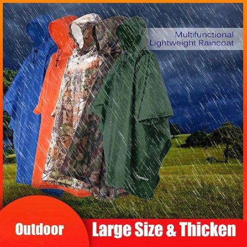 Accessories 3 in 1 Waterproof Tents Hiking Cycling Poncho