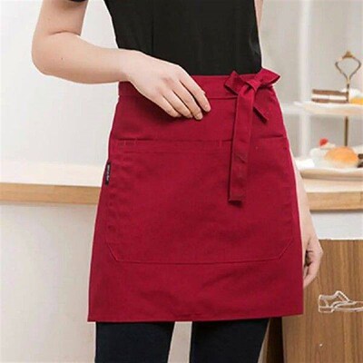 Apron Canvas Waterproof Half Apron Waiter Uniform Hotel