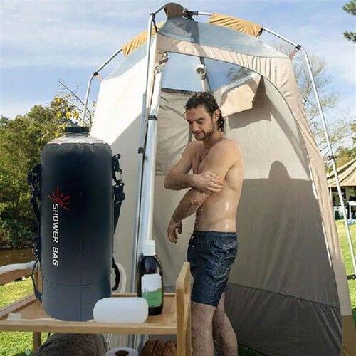 Camping Shower Bag Foldable Portable Camp Shower Bag 12L