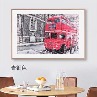 拼图相框70x框架裱框挂墙1000片81.3*.cm0片98*3画框定制