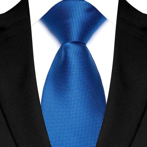 Mens Tie Classic Stripe Paisley 8cm Jacquard Luxury Necktie