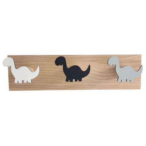 Wood Kids Dinosaur Coat Hooks Wide Application Multifunction