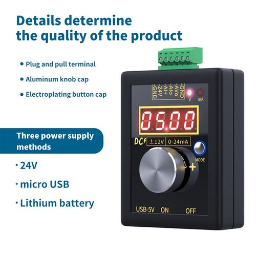 Digital 4-20mA 0-10V Voltage Signal Generator 0-20mA Current