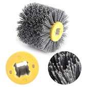 Nylon Abrasive Wheel 100 Electr Polishing 19mm Drum 120 Wire