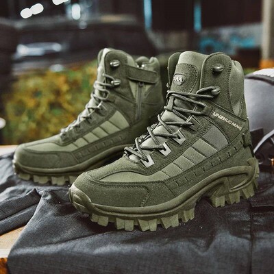 Fujeak 2023 Men Military Tactical Boots Autumn Winter Waterp