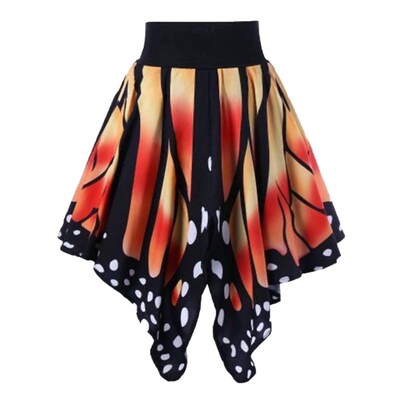 Gothic Punk Butterfly Gradient Skirts Carnival Vintage High