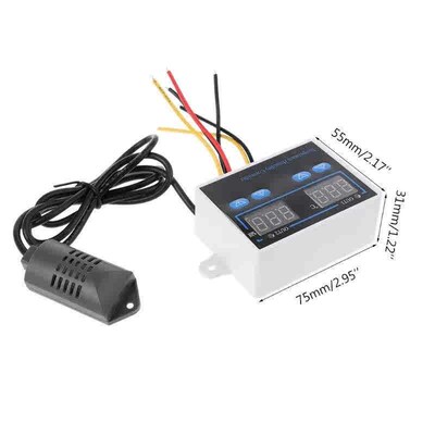 Digital Thermostat Humidity Controller Eggs Incubator 10A Te