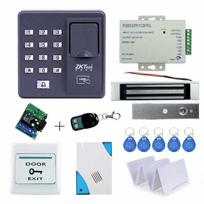 Full kit biometric fingerprint access control X6+180KG magn