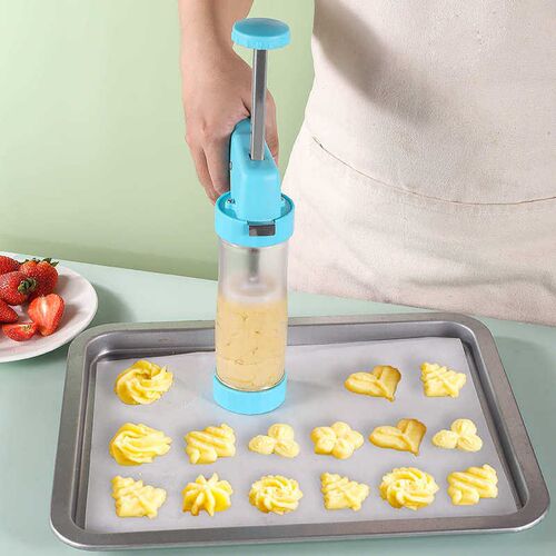 Cookie Cutter Set Stainless Steel Cookie Press Kit with 16