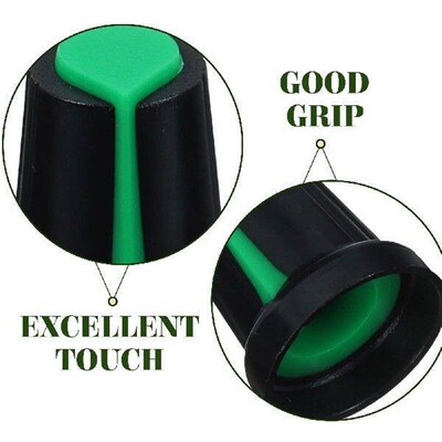 50 Pcs Bass Guitar Potentiometer Knob Control Knobs Caps