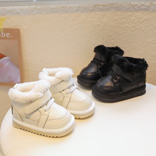 1 Year Old Baby Snow Boots 0-3 Thickened And Warm Cotton Boo