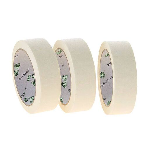 12/18/24mm 20m Long Masking Tape Beige Color Car Spraying Si