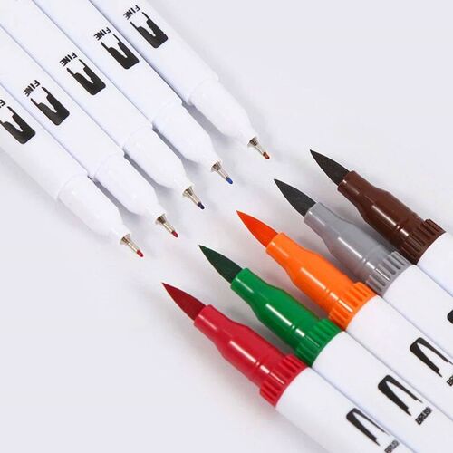 36/48/60/72/100 Colors Double Ends Brush Pen Felt Tip Pen Wa