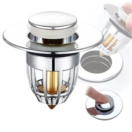 Bathroom Sink Plug Stopper Wash Basin CorLe Bounce Up Drain
