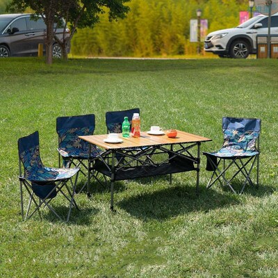 Outdoor table and chairs folding portable户外桌椅折叠便携式1