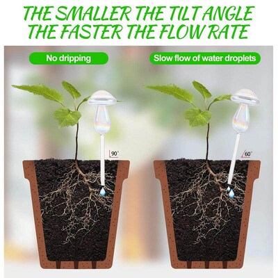 Automatic Plant Watering Bulbs Self Watering Globes Glass Mu